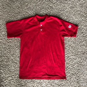 Red Youth Large Wilson Shirt